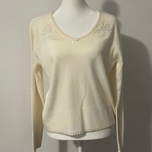 Worthington V-Neck Sweater - Petite